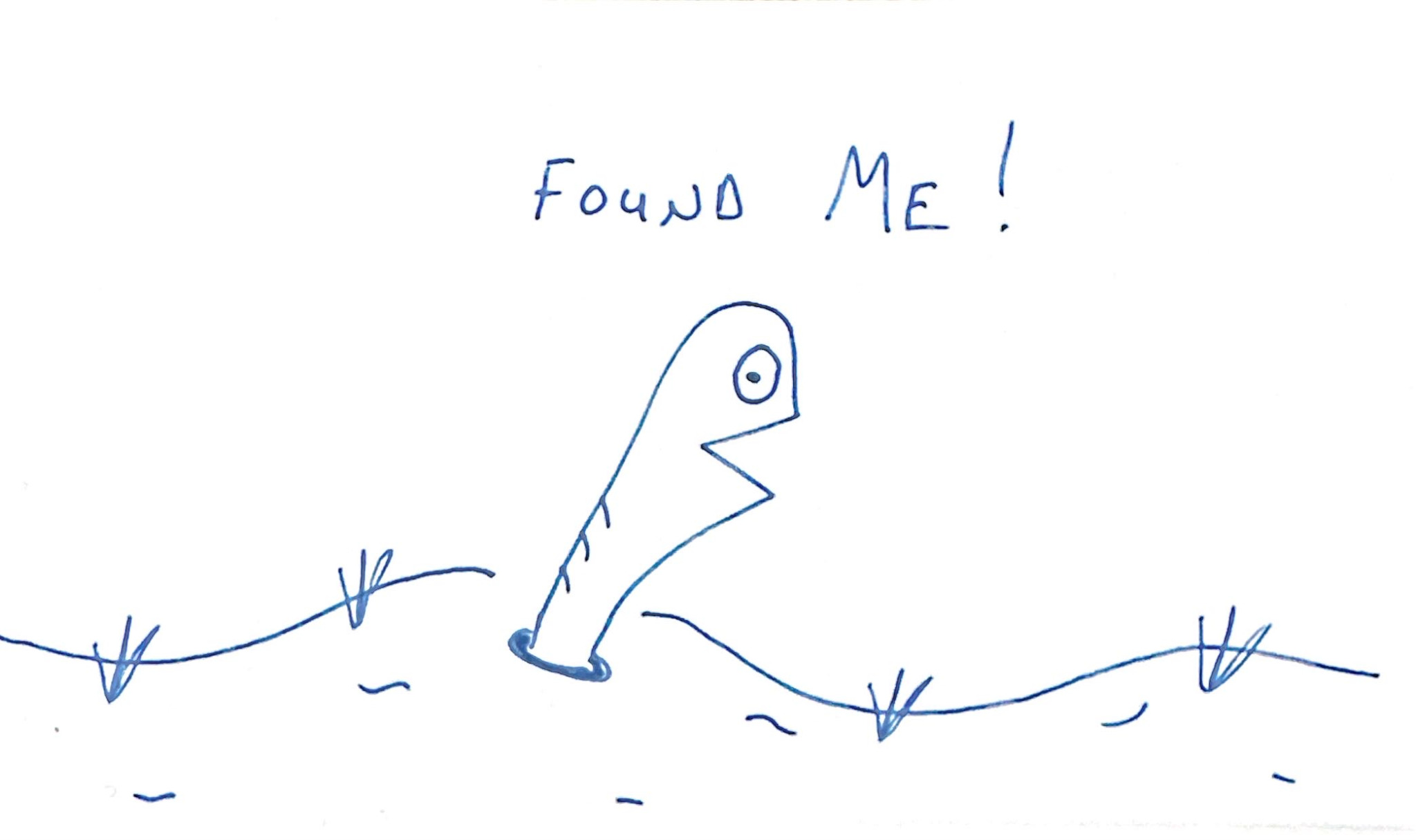 Wormy says Found Me!
